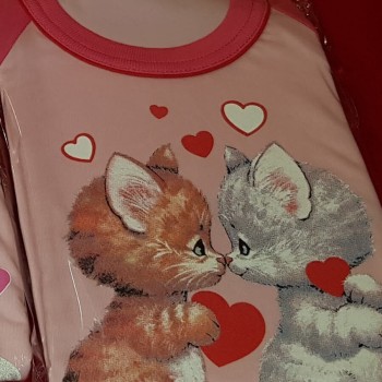Pyžamko "Mačiatka ružové"