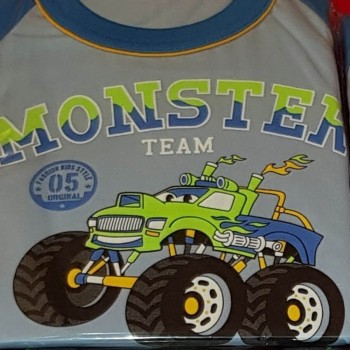 Pyžamko "Auto monster team"