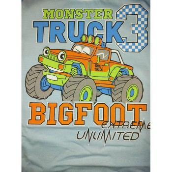 Pyžamko "Auto monster truck big foot"